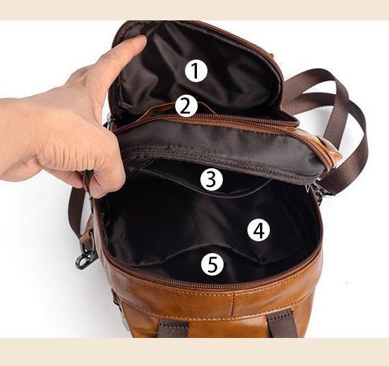 Cuir sacoche homme – Image 6